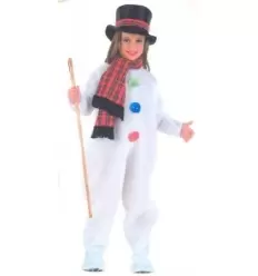 Snowman kids costume