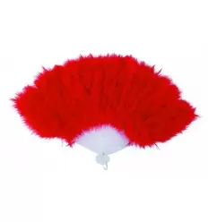 Éventail en plumes