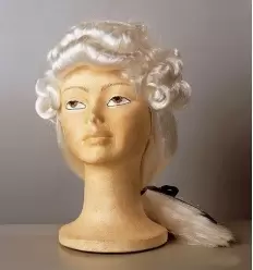 Mozart man rococo white wig