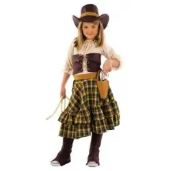 Cowgirl pferdediebin kinderkostüm
