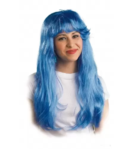 Long hair techno wig