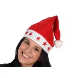 Gorro papa noel con luces