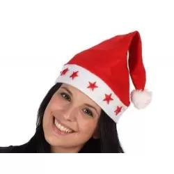 Gorro papa noel con luces