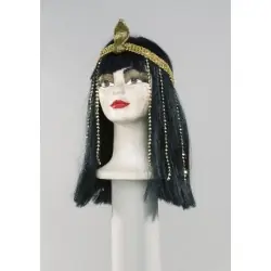 Cleopatra"s wig with snake