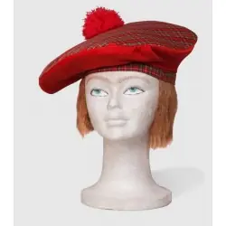 Gorra escoces con pelo