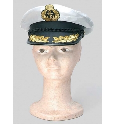 Casquette capitaine de marin tissu