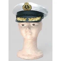 Casquette capitaine de marin tissu