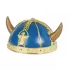 Casco vikingo azul