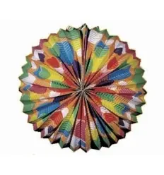 Balão de papel redondo multicolor 25 cm