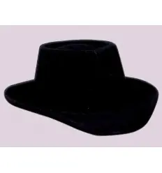 Chapéu de vaqueiro preto