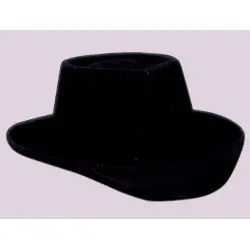 Chapeau cow boy floquÉ noir