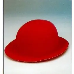 Bowler flocking hat