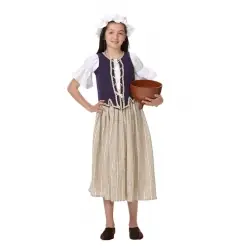 DISFRAZ CAMPESINA INFANTIL
