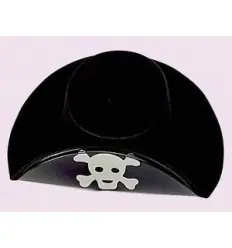 Chapéu preto de pirata infantil