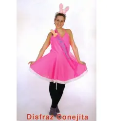 DISFRAZ CONEJITA ROSA SEXY