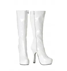 BOTA PLATAFORMA BLANCA