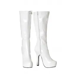 BOTA PLATAFORMA BLANCA