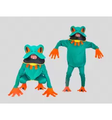 Frog adult costume.