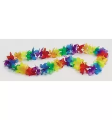 Collier hawaien fleurs