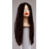 Perruque longue cheveux raides
