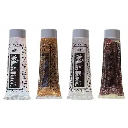 Maquiagem creme brilhante ou glitter