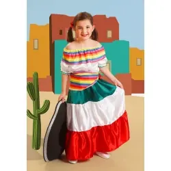 DISFRAZ MEXICANA INFANTIL