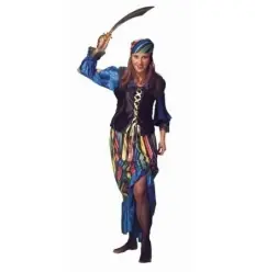 Fato de pirata ou córsaria mulher