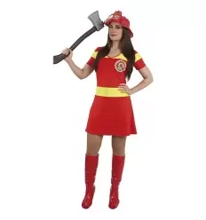 DISFRAZ BOMBERA ADULTO