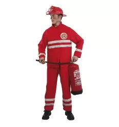 DISFRAZ BOMBERO ADULTO