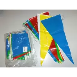 BOLSA BANDERA TRIANGULAR DE PLASTICO