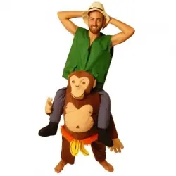 DISFRAZ CHIMPANCE CON EXPLORADOR