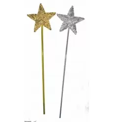 BAGUETTE FÉE OR ET ARGENT