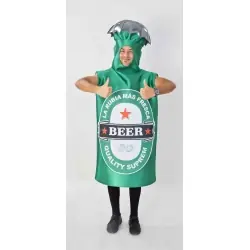 DISFRAZ BOTELLA DE CERVEZA ADULTO