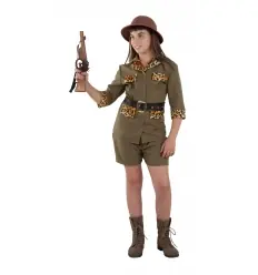 DISFRAZ CAZADORA SAFARI INFANTIL