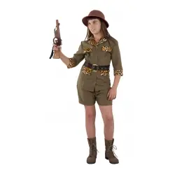 DISFRAZ CAZADORA SAFARI INFANTIL