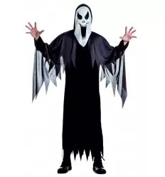 DISFRAZ FANTASMA NEGRO