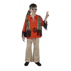 Disfraz hippie chico
