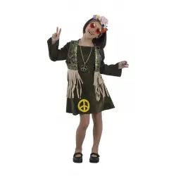Disfarce de hippie infantil menina