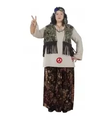 DÉGUISEMENT HIPPIE POUR FEMMES XXL