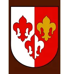 BANDERA MEDIEVAL FLOR DE LIS
