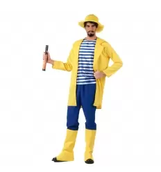 DISFRAZ PESCADOR AMARILLO ADULTO