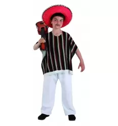 DISFRAZ MEJICANO INFANTIL