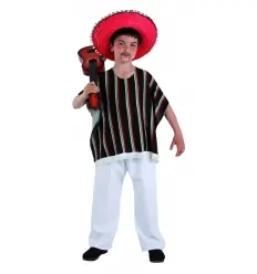 DISFRAZ MEJICANO INFANTIL