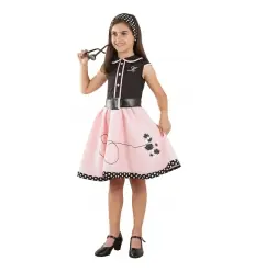 DISFRAZ VESTIDO PINK LADY INFANTIL