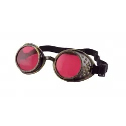 GAFAS STEAMPUNK ROJAS
