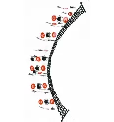 Adorno Halloween calabazas.