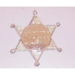 Silber sheriffstern
