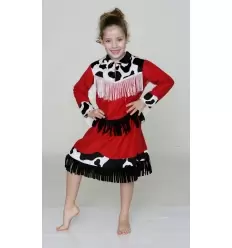 Rodeo cowgirl kids costume
