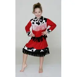 Disfraz rodeo vaquera chica infantil