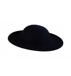 Sombrero cura flocado
